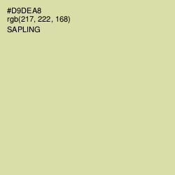 #D9DEA8 - Sapling Color Image