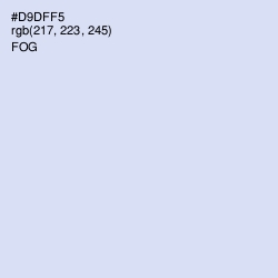#D9DFF5 - Fog Color Image