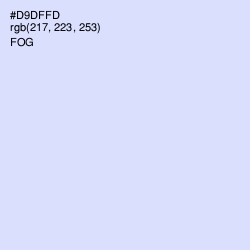 #D9DFFD - Fog Color Image