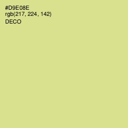 #D9E08E - Deco Color Image