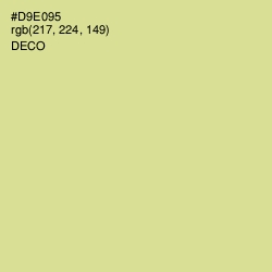 #D9E095 - Deco Color Image