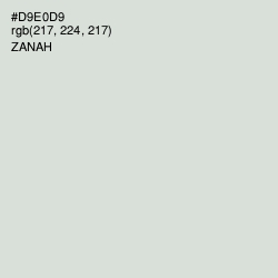 #D9E0D9 - Zanah Color Image