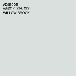 #D9E0DE - Willow Brook Color Image