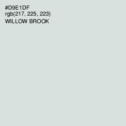 #D9E1DF - Willow Brook Color Image