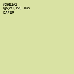#D9E2A2 - Caper Color Image