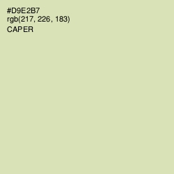 #D9E2B7 - Caper Color Image
