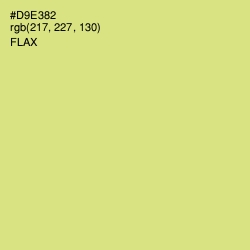 #D9E382 - Flax Color Image