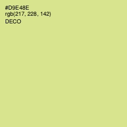 #D9E48E - Deco Color Image