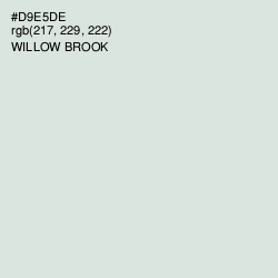 #D9E5DE - Willow Brook Color Image