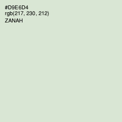 #D9E6D4 - Zanah Color Image