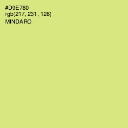 #D9E780 - Mindaro Color Image