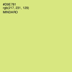 #D9E781 - Mindaro Color Image