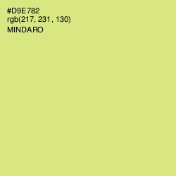 #D9E782 - Mindaro Color Image