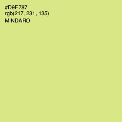 #D9E787 - Mindaro Color Image