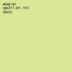 #D9E797 - Deco Color Image