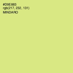 #D9E883 - Mindaro Color Image