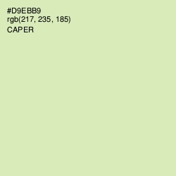 #D9EBB9 - Caper Color Image