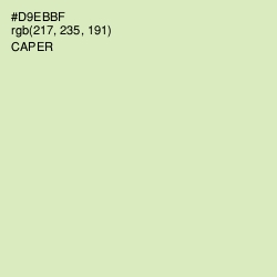 #D9EBBF - Caper Color Image