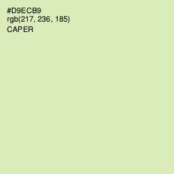 #D9ECB9 - Caper Color Image