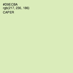 #D9ECBA - Caper Color Image