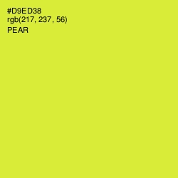 #D9ED38 - Pear Color Image