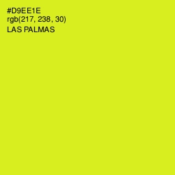 #D9EE1E - Las Palmas Color Image