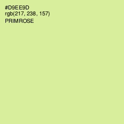 #D9EE9D - Primrose Color Image