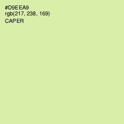 #D9EEA9 - Caper Color Image