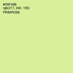 #D9F09B - Primrose Color Image