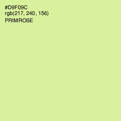 #D9F09C - Primrose Color Image