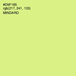 #D9F185 - Mindaro Color Image