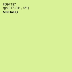 #D9F197 - Mindaro Color Image