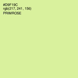 #D9F19C - Primrose Color Image