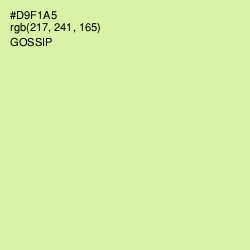 #D9F1A5 - Gossip Color Image