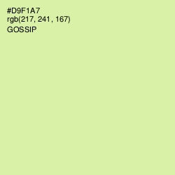 #D9F1A7 - Gossip Color Image