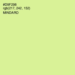 #D9F298 - Mindaro Color Image