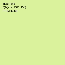 #D9F29B - Primrose Color Image