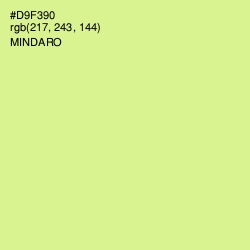 #D9F390 - Mindaro Color Image