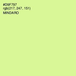 #D9F797 - Mindaro Color Image