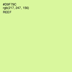 #D9F79C - Reef Color Image