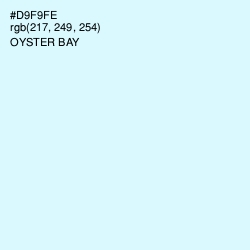 #D9F9FE - Oyster Bay Color Image