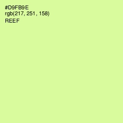 #D9FB9E - Reef Color Image