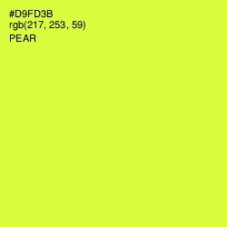 #D9FD3B - Pear Color Image