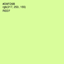 #D9FD9B - Reef Color Image