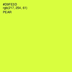 #D9FE3D - Pear Color Image