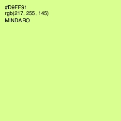 #D9FF91 - Mindaro Color Image