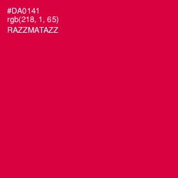#DA0141 - Razzmatazz Color Image