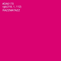 #DA0170 - Razzmatazz Color Image