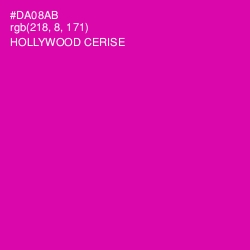 #DA08AB - Hollywood Cerise Color Image