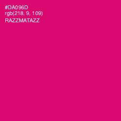 #DA096D - Razzmatazz Color Image
